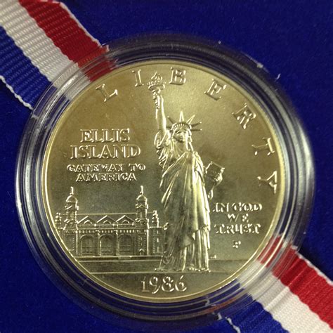 1986 P Statue Of Liberty Commemorative Unc Silver Dollar