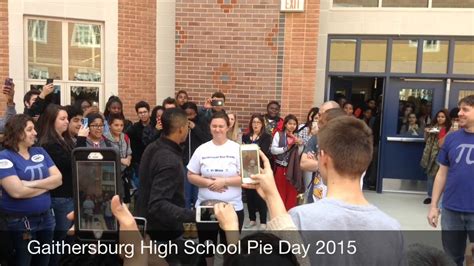 Gaithersburg High School Pie Day 2015 Youtube