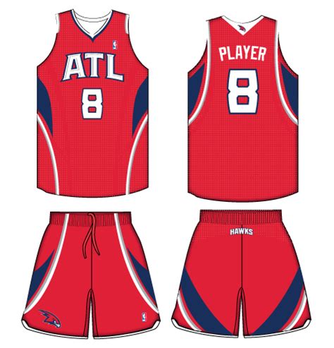 The atlanta hawks are an american professional basketball team based in atlanta, georgia. Atlanta Hawks Alternate Uniform - National Basketball ...