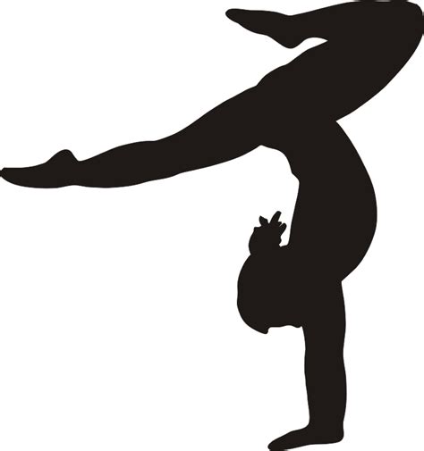 Gymnastics Silhouette Png Free Download Png All Png All