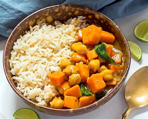 Sweet Potato And Chickpea Curry Vegan Leelalicious