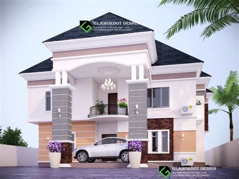 Traditional 4 Bedroom Duplex Design Nigeria Two Story House Design