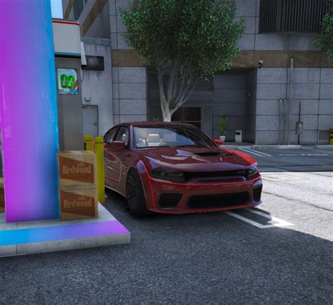 2021 Dodge Charger Hellcat Widebody Add On Fivem Animated Gta5
