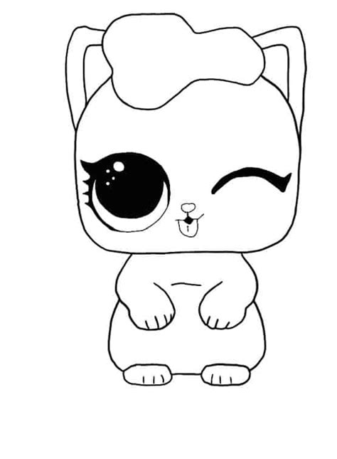 Lol Kitty Doll Coloring Page
