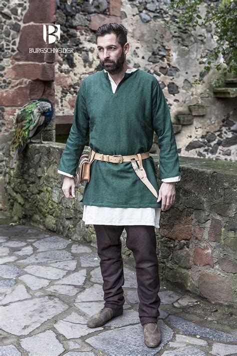 Viking Tunic Erik Medieval Cotton By Burgschneider Etsy Viking