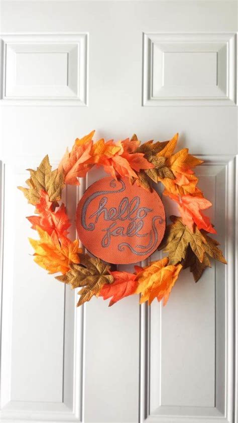 Fall Wreath Diy The Super Easy Way To Make One