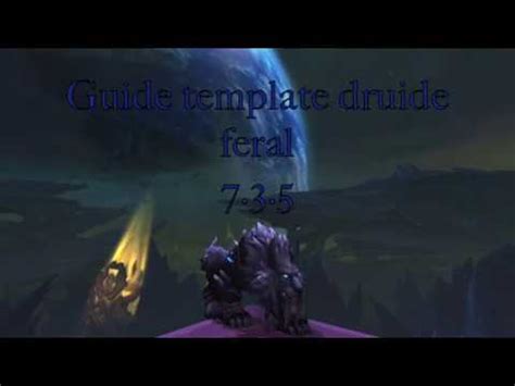We did not find results for: GUIDE TEMPLATE DRUIDE FERAL 7 3 5 - YouTube