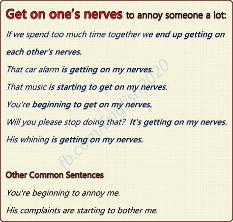 expression get on one s nerves english vocab idiomatic expressions english idioms