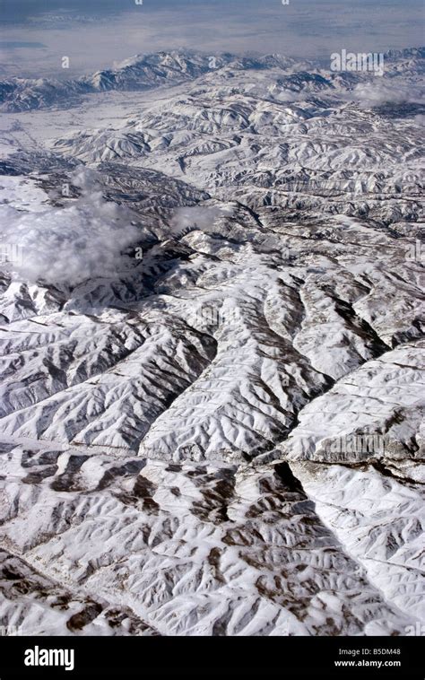 Aerial View Of The Rocky Mountains Usa North America Stock Photo Alamy