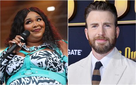 Lizzo Jokes Shes Pregnant With Chris Evans See His Cute Response