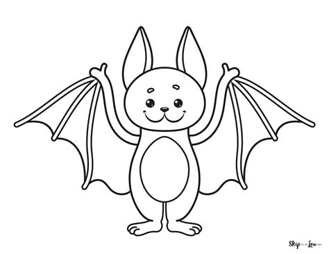 Cute Bat Coloring Pages Printable Coloring Pages