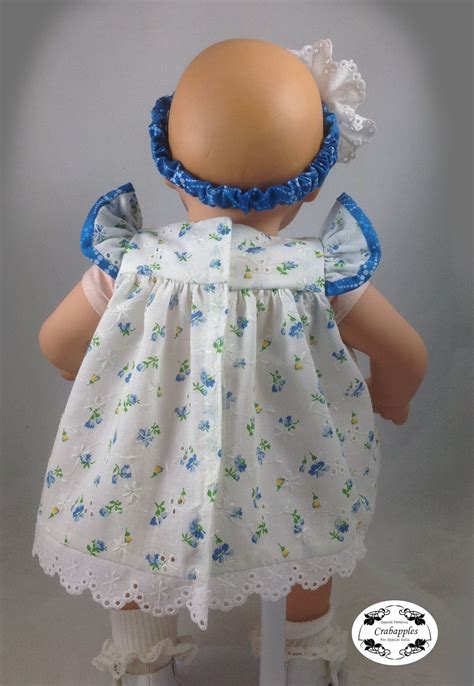 Bitty Baby Flutter Sleeve Dress 15 Inch Doll Clothes Pdf Pattern