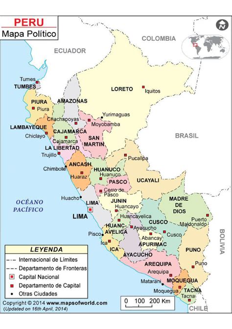 Regiones Y Ciudades Principales Del Peru Peru Mapa Linea Del Tiempo Images