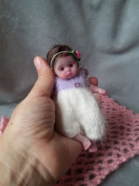 Mini Silicone Baby Girl 5 Inch Look Real Life Kovalevadoll Tiny