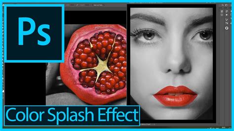 How To Create A Color Splash Effect In Photoshop Cc Youtube