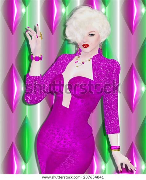 Platinum Blonde 3d Digital Art Model Stock Illustration 237654841 Shutterstock