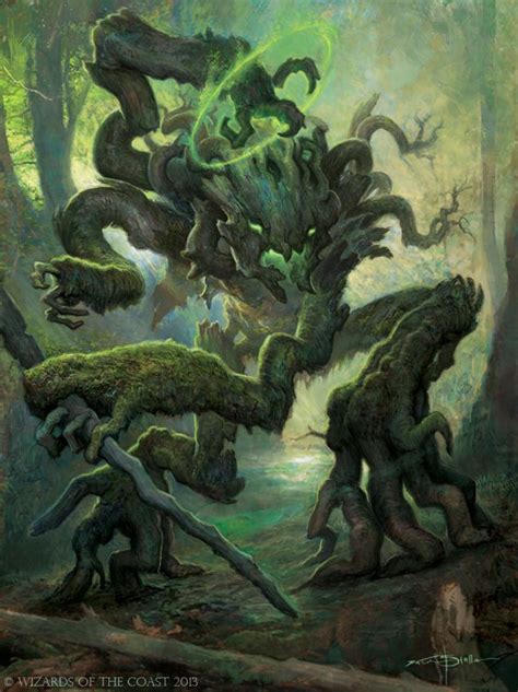 Treefolk Shaman By Zack Stella With Images Fantasy Monster