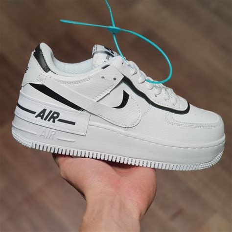 Nike Air Force 1 Shadow White Black Dilo Sneakers
