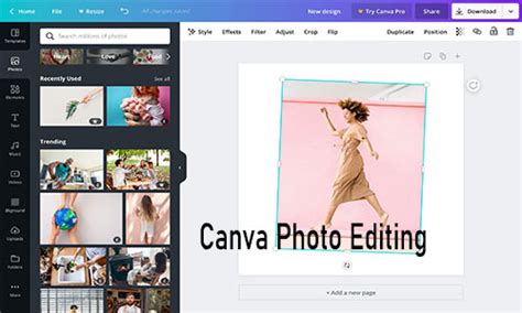 Canva Photo Editing Canva Photo Editor App Free Download Tecteem