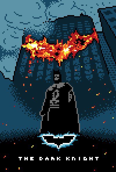 The Dark Knight 8bit By Agentmidnight On Deviantart Pixel Art