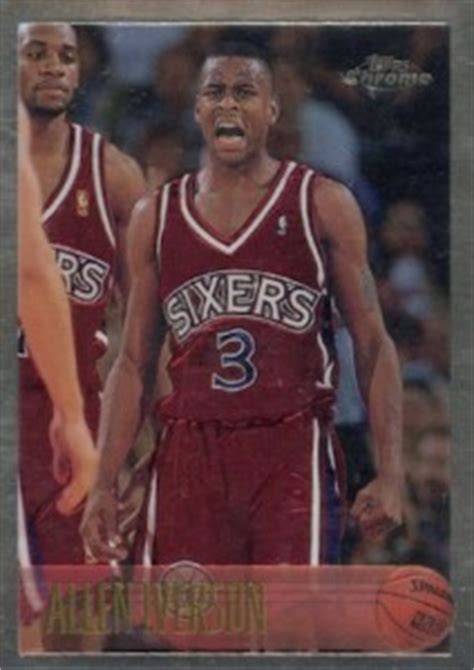 Maybe you would like to learn more about one of these? Allen Iverson Rookie Card Checklist, Gallery, List, Best, Most Valuable