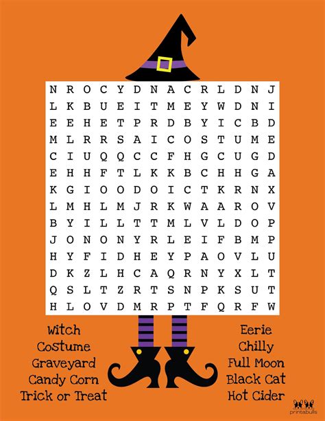 Halloween Printable Word Search Puzzles Whether Youre A Child Or An