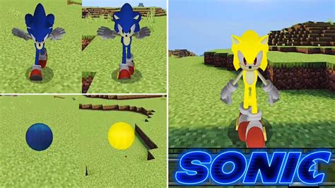 Addon De Sonic Para Minecraft Pe Sonic Mod Minecraft Bedrock Youtube