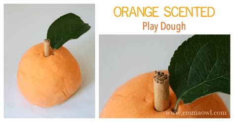 Fall Orange Scented Play Dough Emma Owl