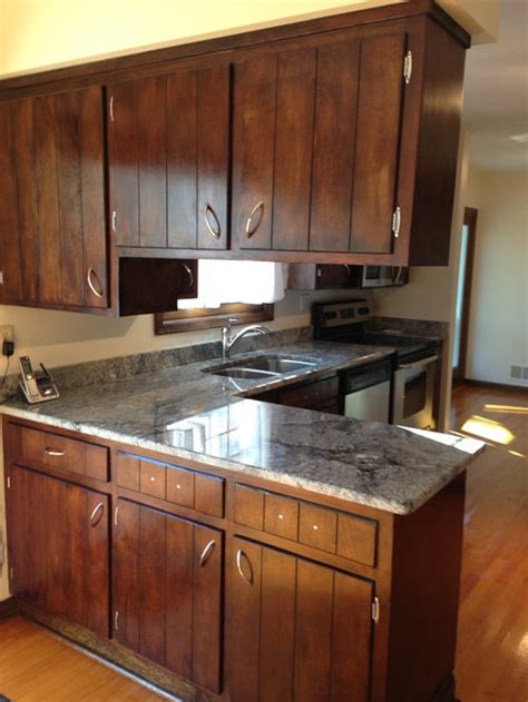 Wall color to match espresso cabinets. Need help with cabinet paint color to match awkward granite...