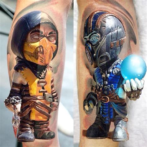 These were produced by funline in 1992. Mortal Kombat tattoo by Denis Torikashvili Tidan | Mortal ...