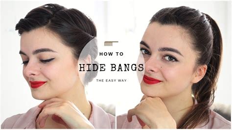 Four Ways To Hide Bangs Youtube
