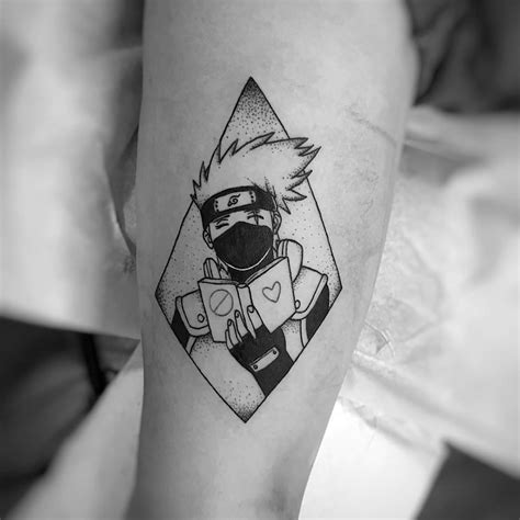 Kakashi Tattoo Tatuaje De Naruto Tatuajes Creativos Tatuajes Escritos