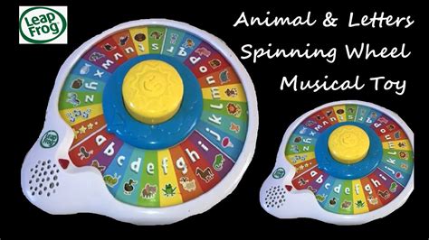 Leap Frog 2012 Animal Wheel Spin That Sound And Letter Childrens Abc