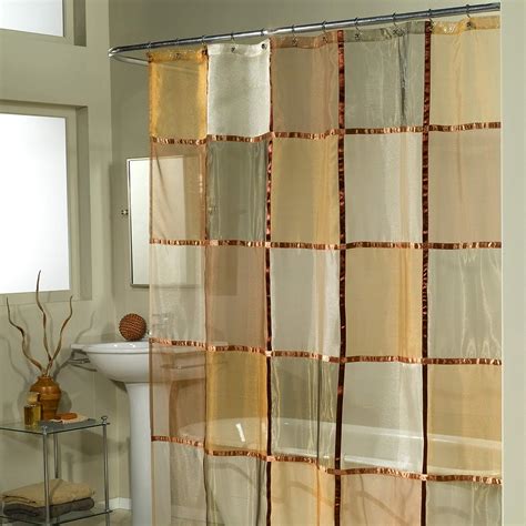 Ex Cell Home Fashions Mosaic Fabric Shower Curtain Terracotta Amazon