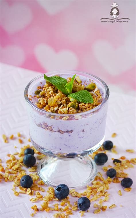 Laavys Kitchen A Food Blog By Laavy Blueberry Yogurt Parfait
