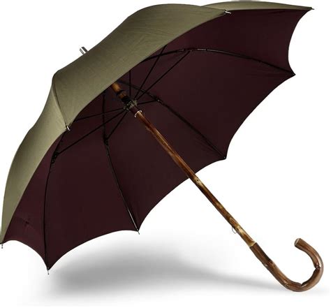 Chestnut Wood Handle Umbrella Amazon Co Uk Clothing