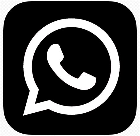 Whatsapp Logo Png Hd Black And White Whatsapp Symbol Whatsapp Logo