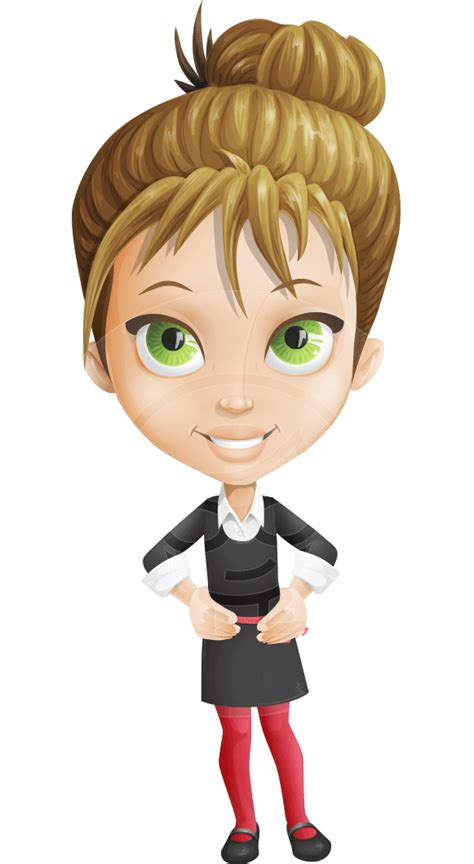 Vector Charming Office Lady Character 112 Illustrations Graphicmama