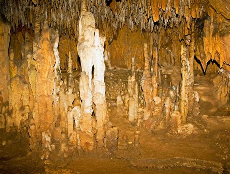 Limestone Columns And Stalagmite Photograph By Millard H Sharp