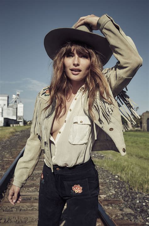 alyssa miller x understated leather western photoshoot western fashion urban cowgirl