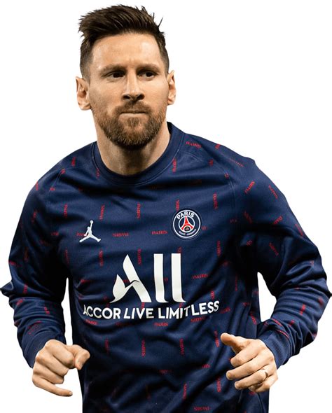 Lionel Messi Paris Saint Germain Football Render Footyrenders