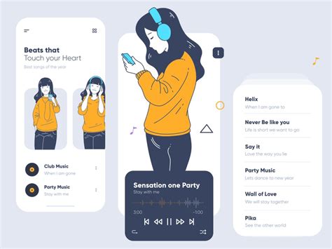Music Mobile App Ux Ui Design By Ghulam Rasool 🚀 For Cuberto On Dribbble