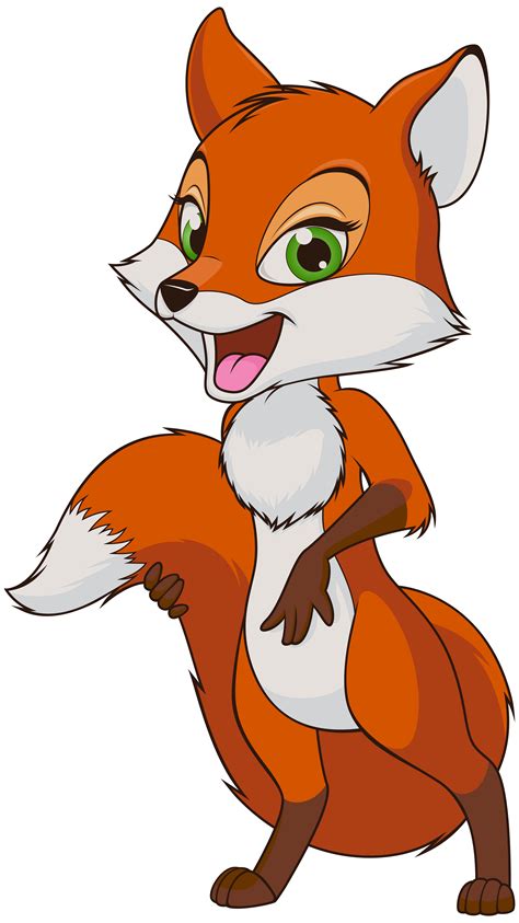Download Fox Cartoon Transparent Hd Image Free Png Clipart Png Free