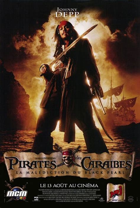 Pirates Of The Caribbean The Curse Of The Black Pearl Movie Poster