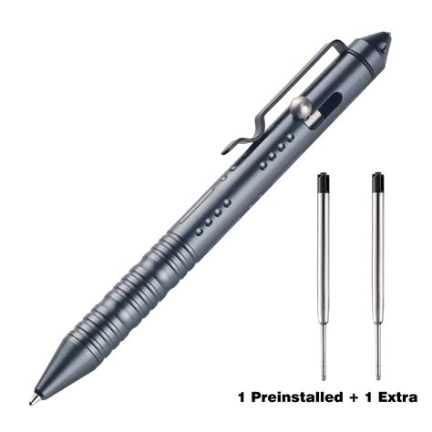 Smootherpro Solid Brass Bolt Action Pen With Tungsten Tactical Tip