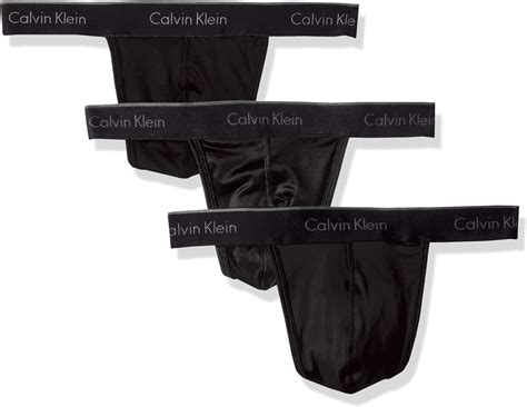 Calvin Klein Mens Microfiber Stretch Multipack Thongs Amazonca