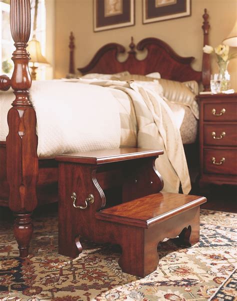 Cherry Grove Classic Antique Cherry Bed Steps From American Drew