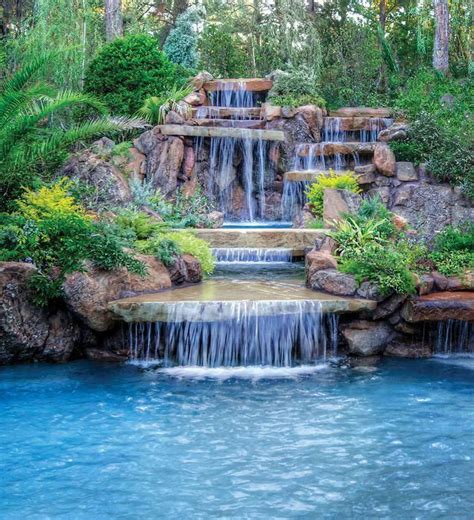 Tips For Building Ponds In Your Backyard Pool Waterfall Luxury