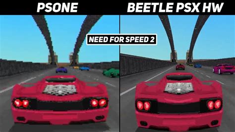 Ps1 Vs Beetle Psx Hw Need For Speed 2 Graphics Comparison Youtube