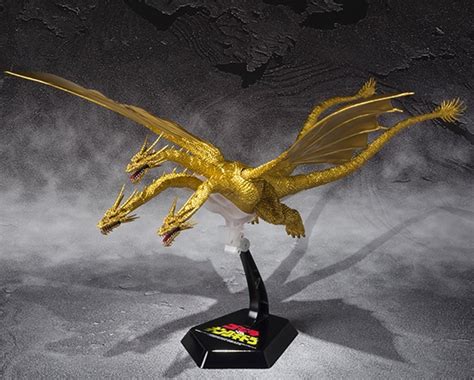 S H MonsterArts King Ghidorah Special Color Version Arrives In North